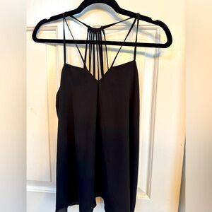 Express Black Backless Camisole Top